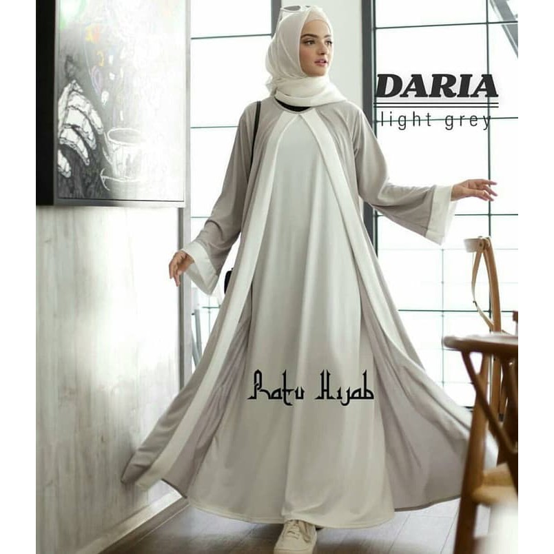 GAMIS SYARI ANNAJAH CAPUCCINO 900GR 110 140 ALLSIZE GAMIS SYARI BUSUI CADAR CREPE HQ POLOS MURAH I.
