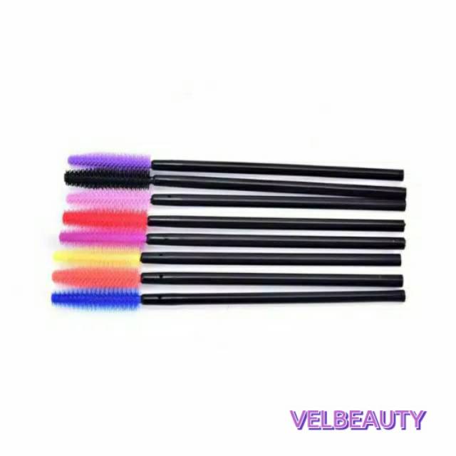 Mascara Wand / spoolie / brush / SILICONE MASCARA WAND / Spoolie / Kuas Alis / Spoolie Bulu Mata