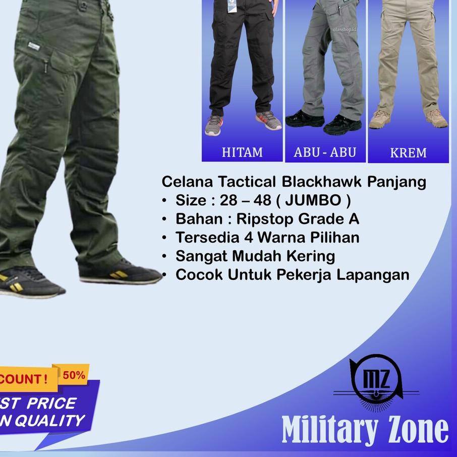 Harga Promo COD !! GROSIR CELANA BLACKHAWK TACTICAL PANJANG CARGO BIG SIZE JUMBO BESAR MURAH 511 PDL