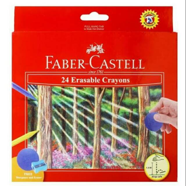 

Erasable Crayon Faber Castell 24 Warna