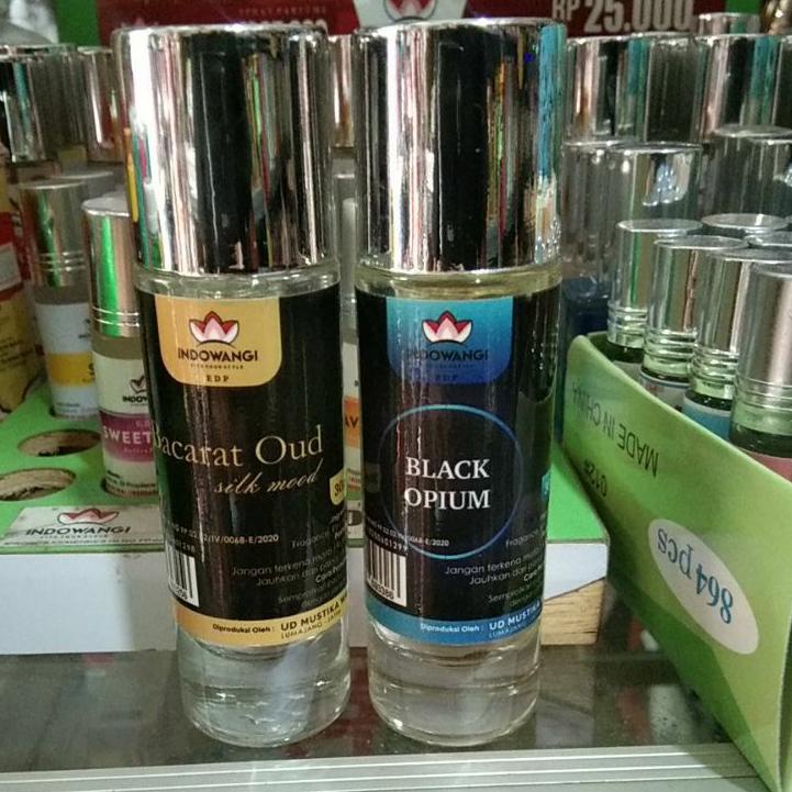 ✨ ⚡ale INDOWANGI PERFUME  30ml bpom wanginya tahan lama Sweet Poppy Backarats melati aqua kiss sisi 