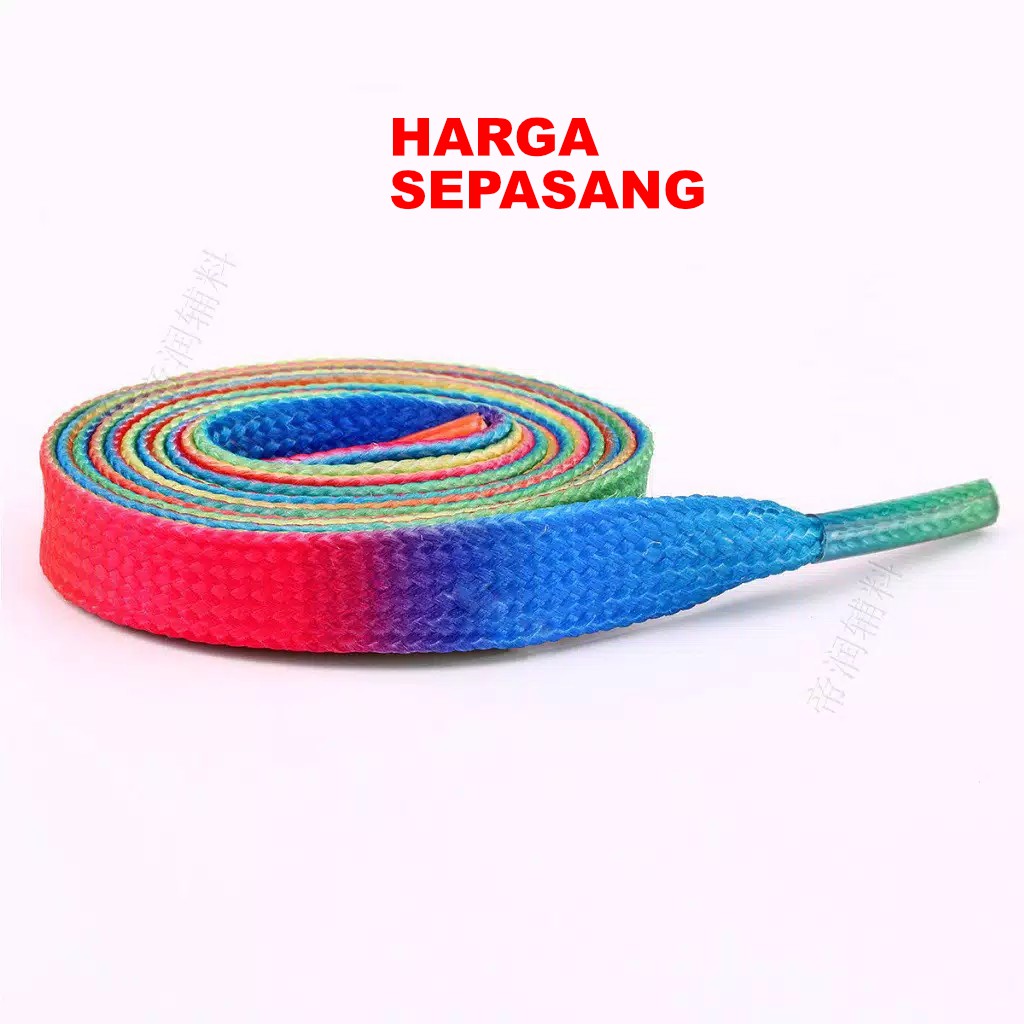 Tali Sepatu Tali Warna Warni Shoelace Import Cantik TS-001