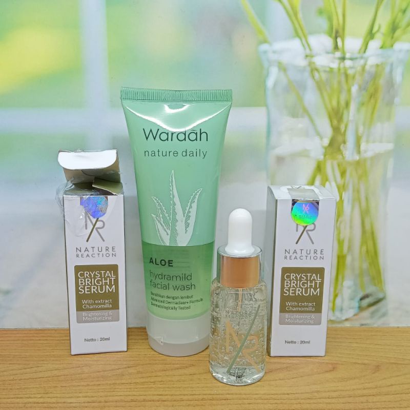 SERUM NR + Facial Foam Aloe Vera[Wardah]