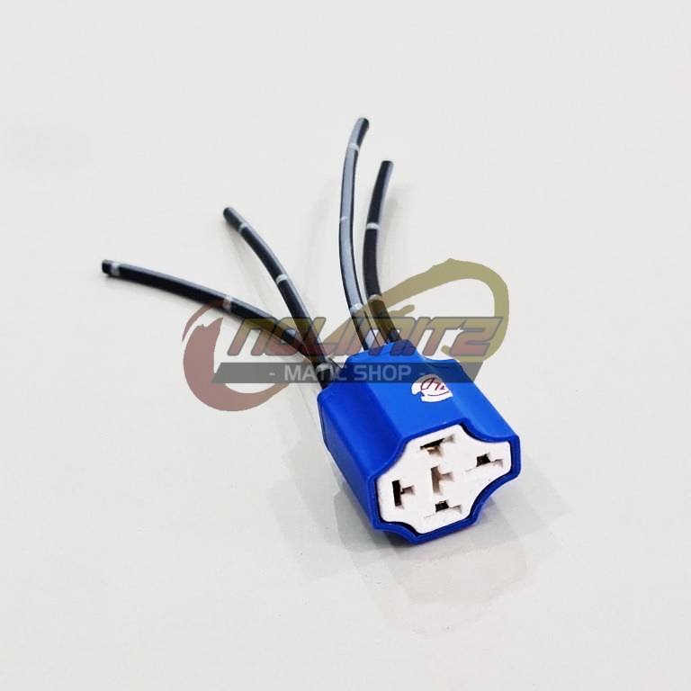 Soket Socket Relay 4 Kaki 5 Kaki Ceramic Klakson Lampu