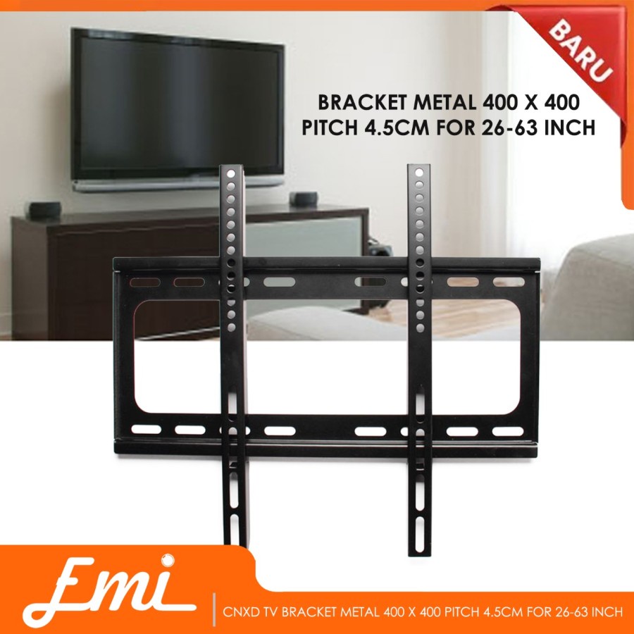 CNXD TV Bracket Metal 400 x 400 Pitch 4.5cm for 26-63 Inch - XH-002
