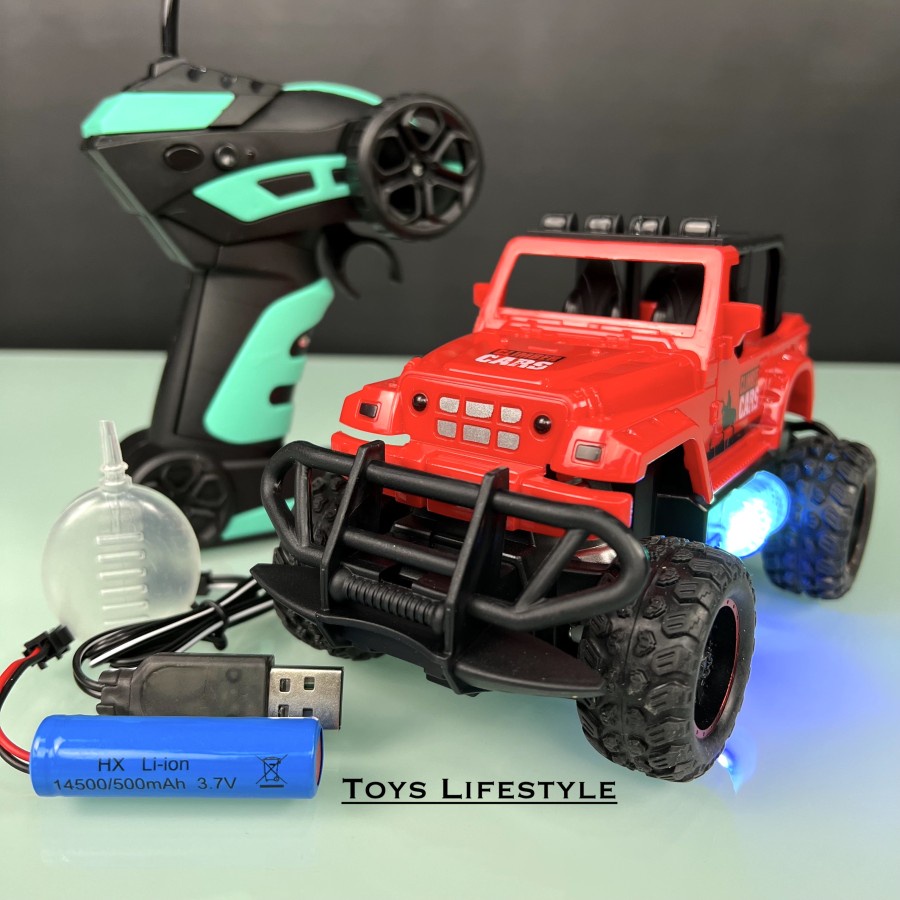 Mainan Mobil Remote Control Crawler Rubicon Skala 1:20