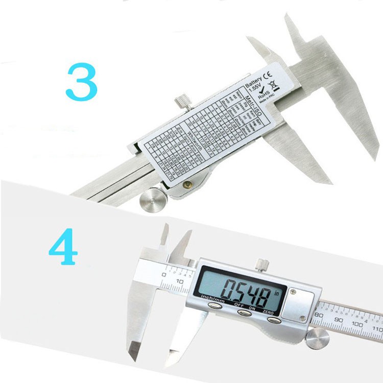 Taffware Jangka Sorong Digital LCD Vernier Caliper Micrometer 15CM