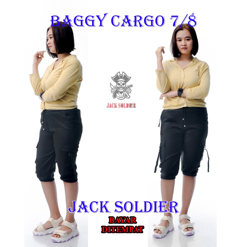 Celana pendek cargo wanita/joger cargo pendek new!!!