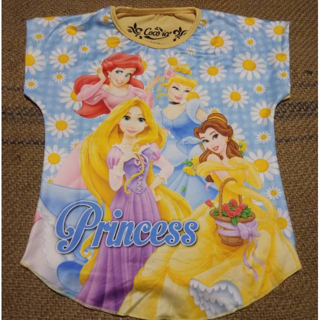 santi  2409 pakaian anak cewek/kaos anak cewek/ PRINCESS coco ice 100%cotton kaos_woman  murah