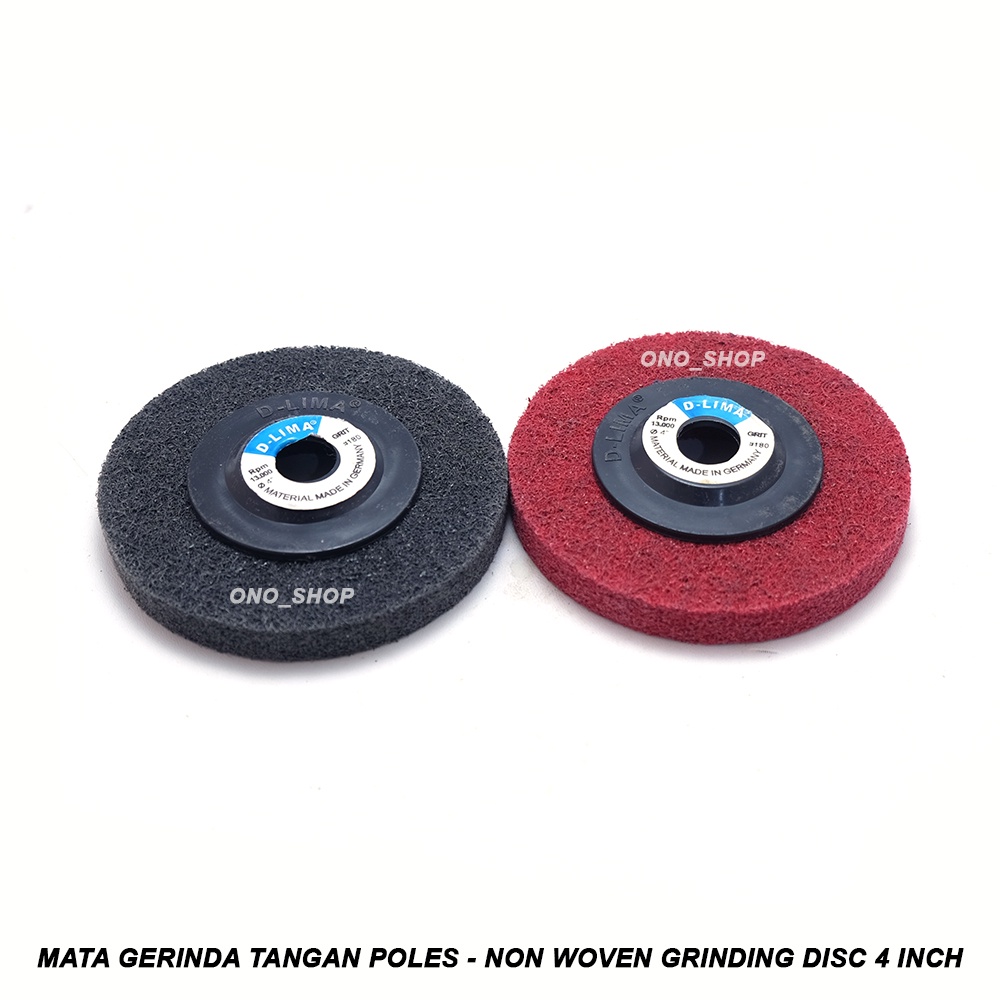 Mata Gerinda Tangan Poles - Non Woven Grinding Disc 4 Inch