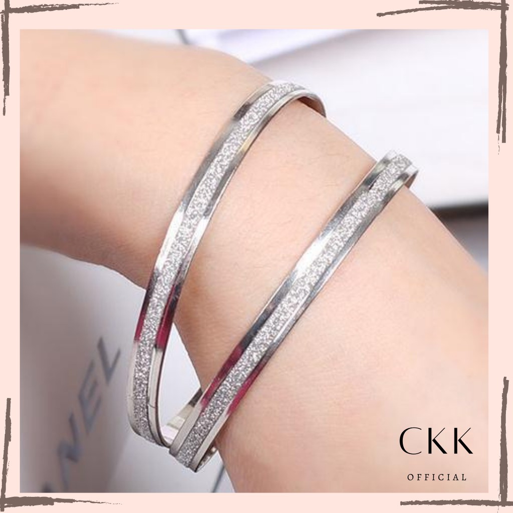 ➰CKK➰ Gelang Tangan Wanita FA23 Diamond Dust Fashion Korea Aksesoris Murah Bangle