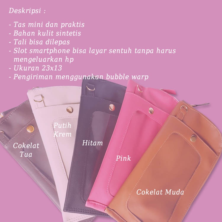 Asman Sling Bag Pouch Tas Wanita Kasual