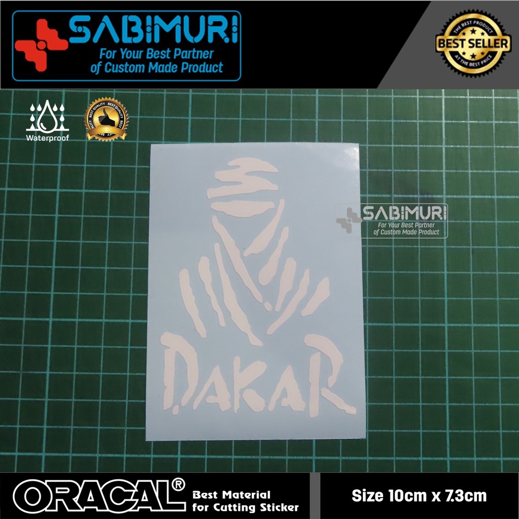 Cutting Sticker Stiker Dakar Rally