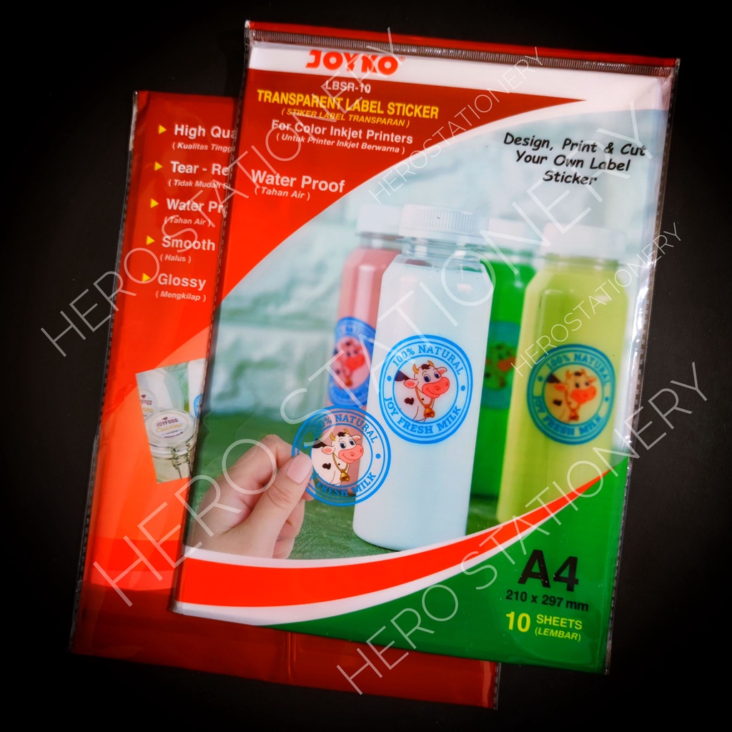 

Joyko transparent label sticker stiker label transparan LBSR-10