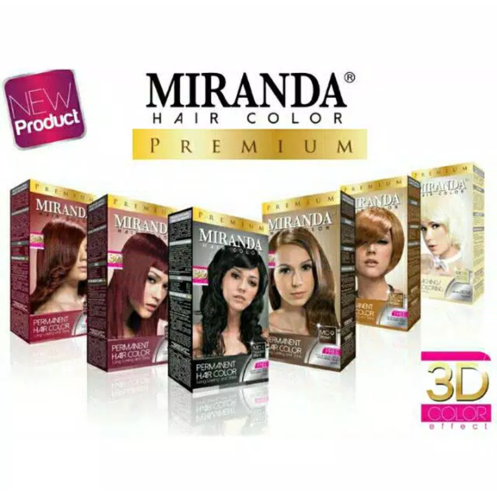 Miranda Hair Color (Cat Rambut Permanen) / Semir rambut Miranda