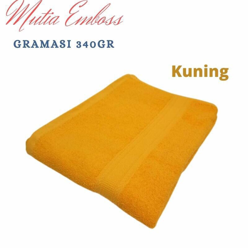 Handuk Mutia Besar 70x135 cm/HANDUK MANDI BESAR BAHAN KATUN SERAP AIR UKURAN BESAR/JUMBO/HARGA MURAH