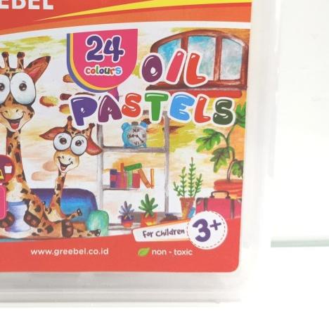 

♚ PROMO Crayon Greebel 24 Oil Pastels Krayon Pastel ❃