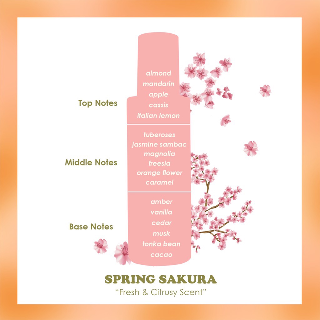 ❤ BELIA ❤ SALSA Eau De Parfume EDP North Peony | Dandelion | Spring Sakura | Sweet Magnolia | 60ml Parfum BPOM