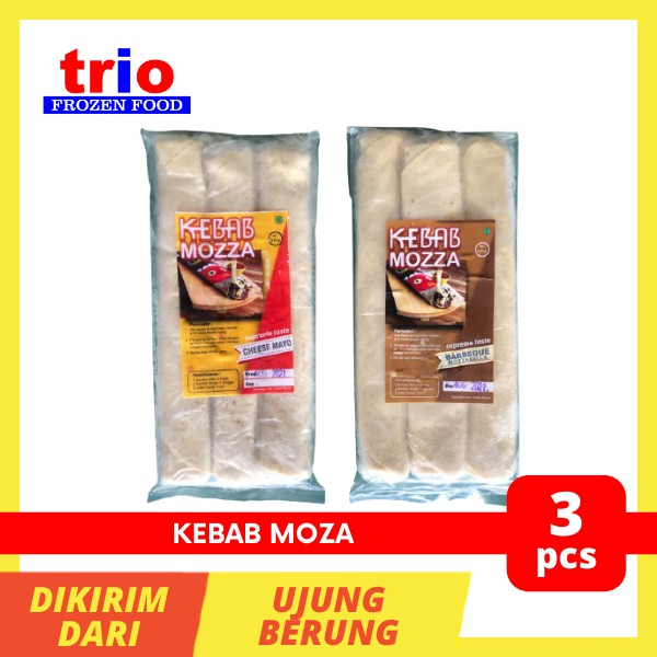 

Kebab Mozza Beef / Twisted Tortilla Sapi Mozarella isi 3pcs