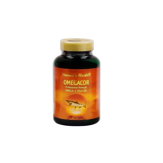 OMEGACOR Omega 3 Fish Oil BPOM RI 75 Softgel