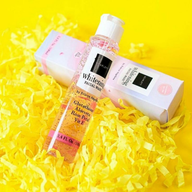 SCARLETT WHITENING FACE WASH- PENCUCI MUKA
