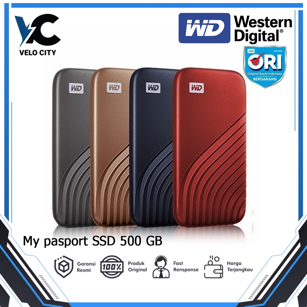 WD My Passport SSD 500GB - Portable / External / Eksternal