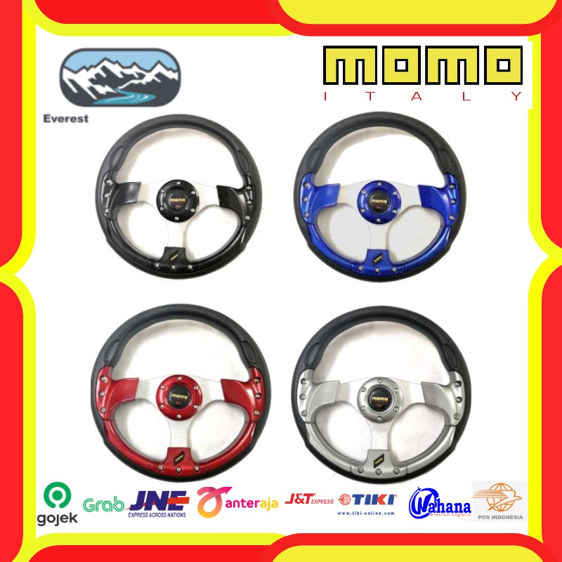 Stir Setir Mobil Momo Racing 13 inch Universal