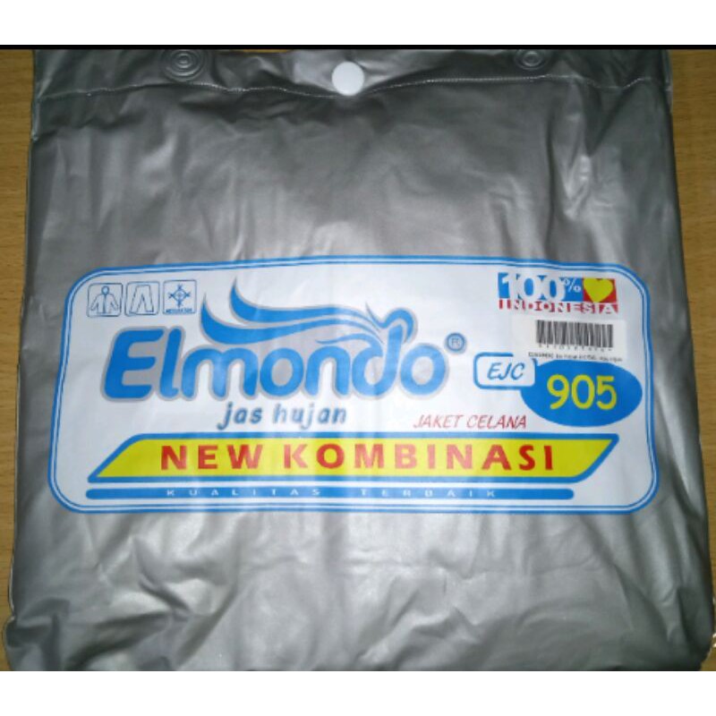 ELMONDO Jas Hujan Jaket Celana EJC 905 - Abu Hijau