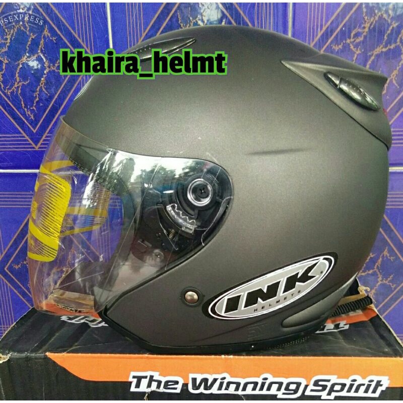 Helm ink super grade ori (semi not down)-abu dop
