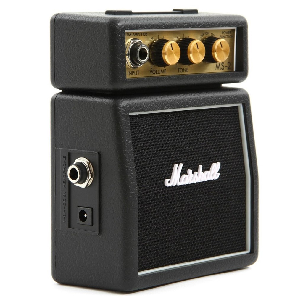 Marshall MS2 Amplifier Mini Portable Gitar Elektrik - Bass - Guitar