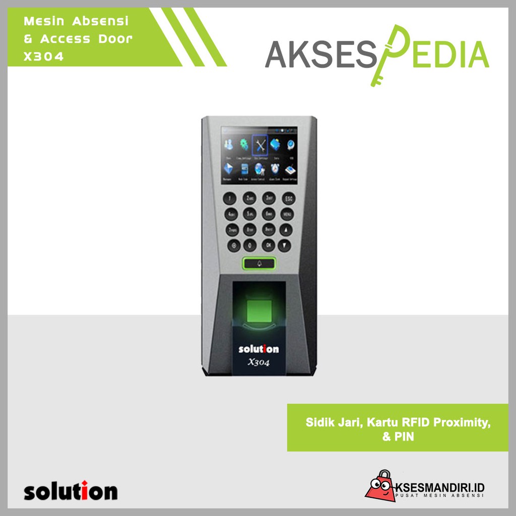 Mesin Absensi Fingerprint dan Access Door Solution X304