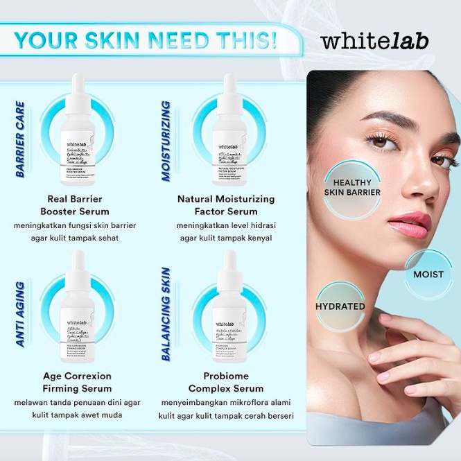 WHITELAB Serum | Brightening | Intense | Booster | C Dose | Moisture Barrier