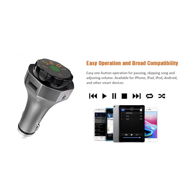 AP06 - Bluetooth Car Kit FM Transmitter Hands-free Charger