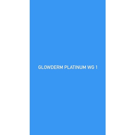 Glowderm Cream Wg3