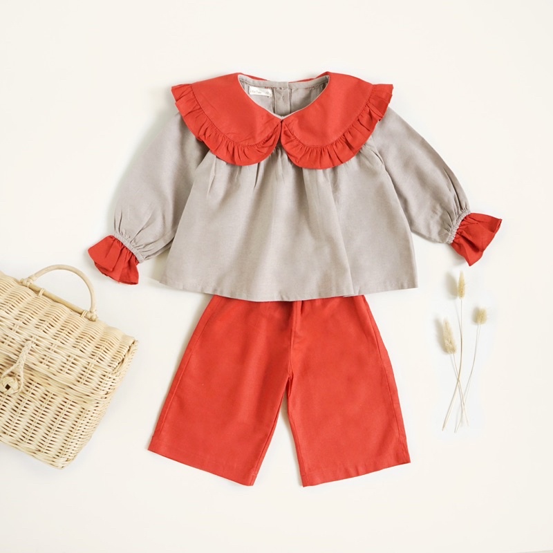 LITTLECAIM - kyrel set | baju anak perempuan