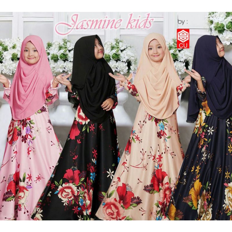 AZALEA SYARI KIDS BO Baju Gamis Syari Anak Perempuan Model Terbaru 2020 Baju Anak Umur 10-12 Tahun