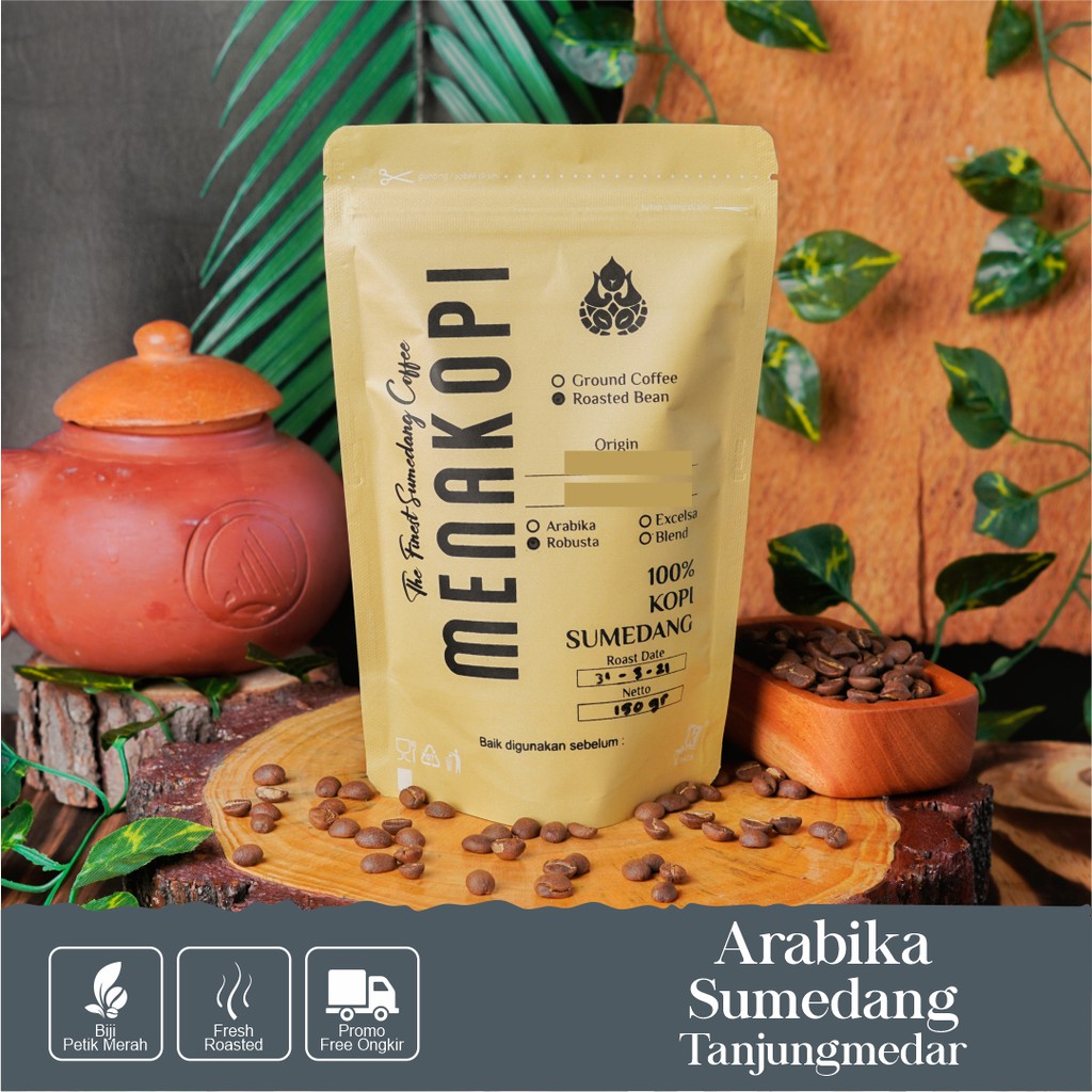 

Kopi Sumedang Tanjungmedar Arabika 100gr | Menakopi