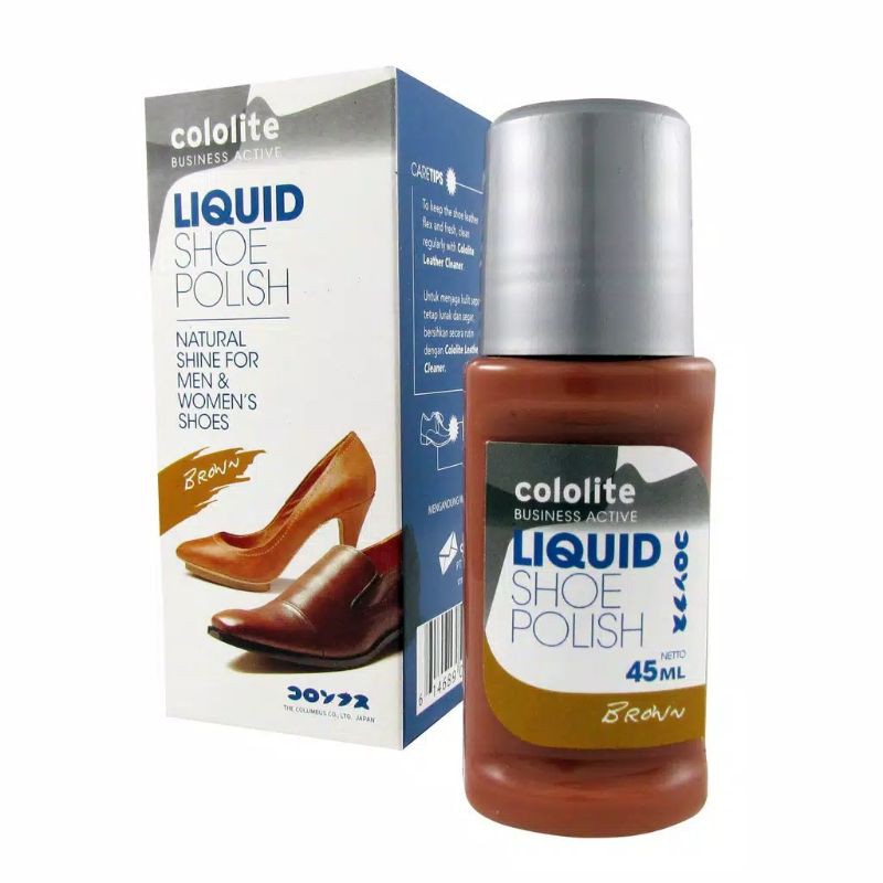 Cololite Liquid Shoe Polish / Semir Sepatu Cair  45ml - ORIGINAL PREMIUM Shoes