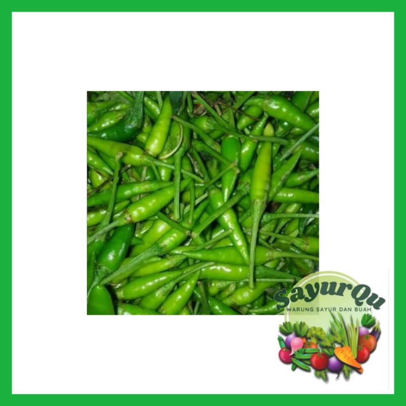 

Cabe Cabai Rawit Ijo Hijau 250 Gr - Sayur Segar Bekasi