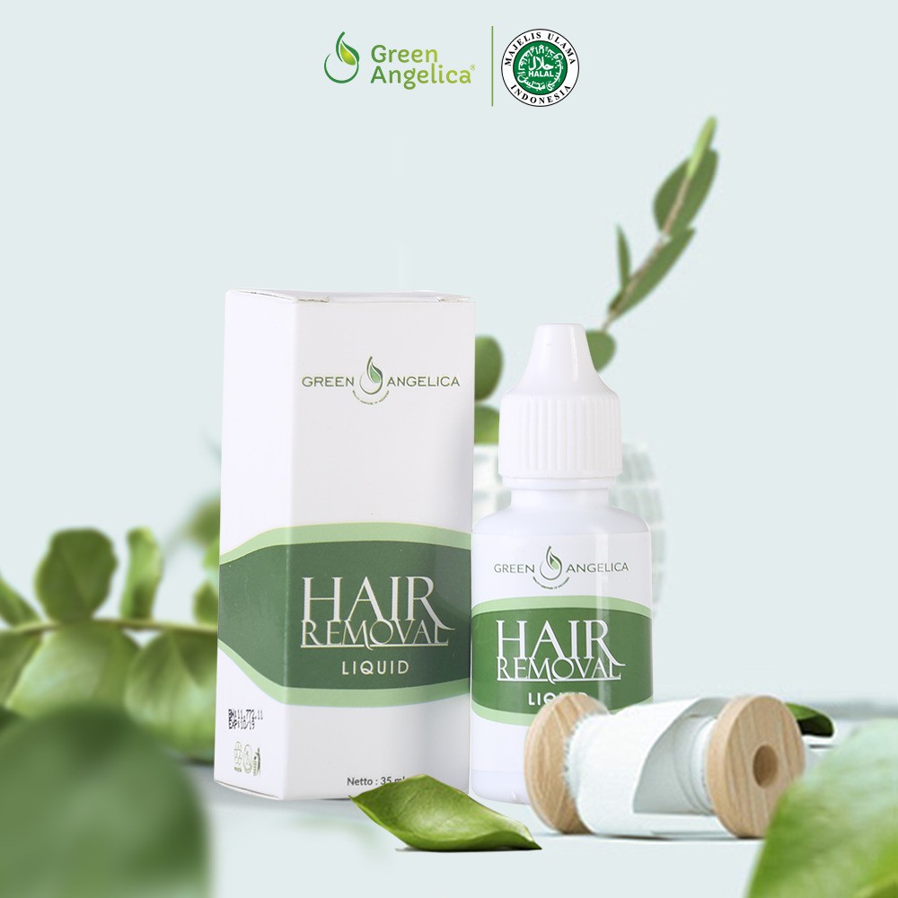 Perontok Bulu Ketiak dan Kaki Agar Tidak Tumbuh Lagi Green Angelica Hair Removal Teruji Bpom AMPUH