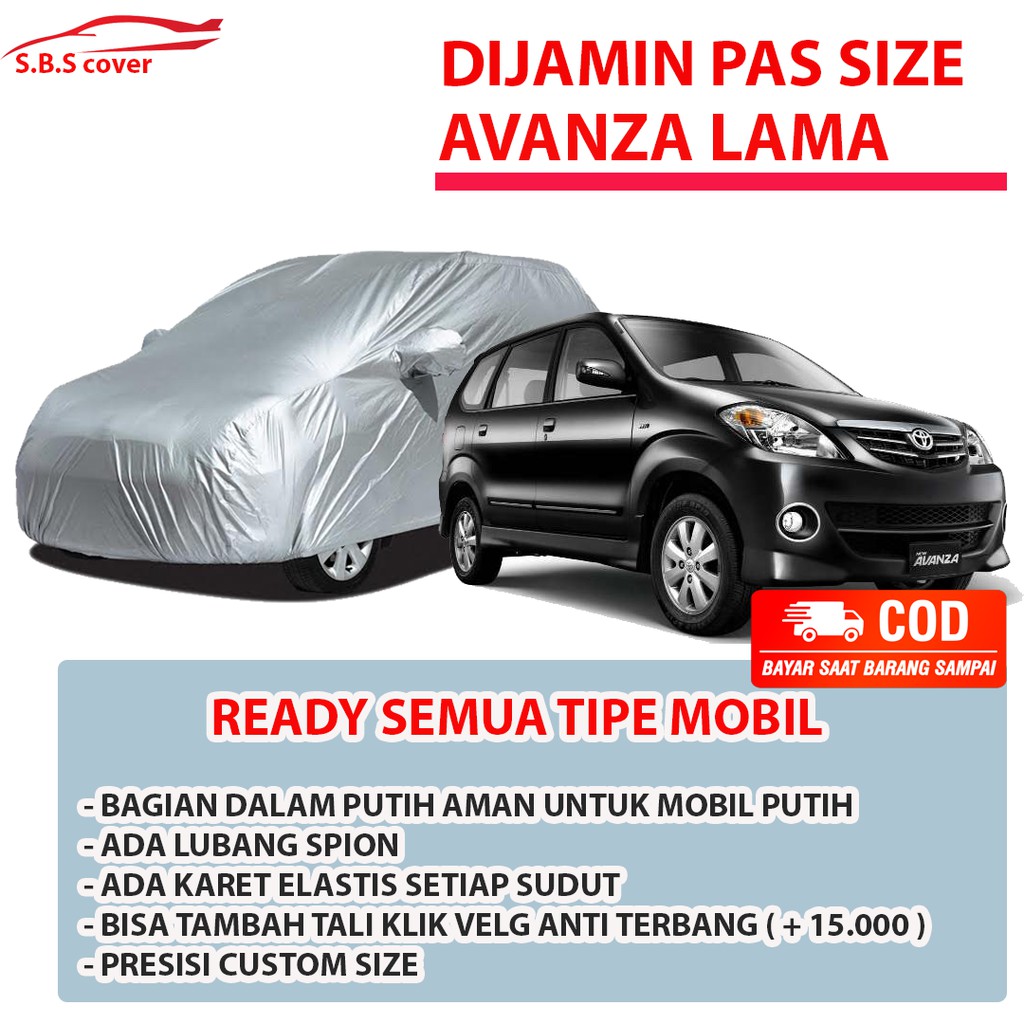 Cover Mobil Avanza Sarung Mobil Avanza/cover mobil avanza/avanza lama/new avanza/Xenia/Avanza Veloz/xenia lama/avanza barong/calya/sigra/mobilio