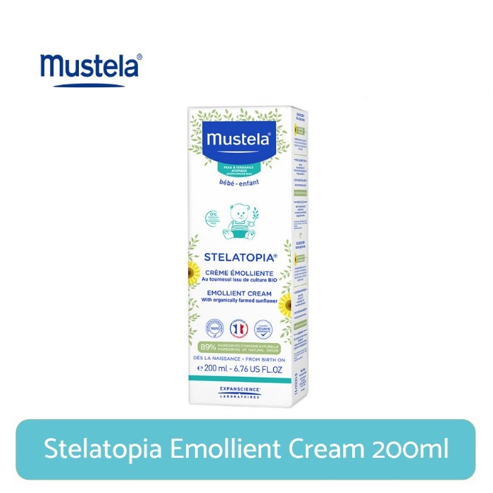 Krim Bayi Kulit Sensitif Mustela Stelatopia Emollient Cream 200ml