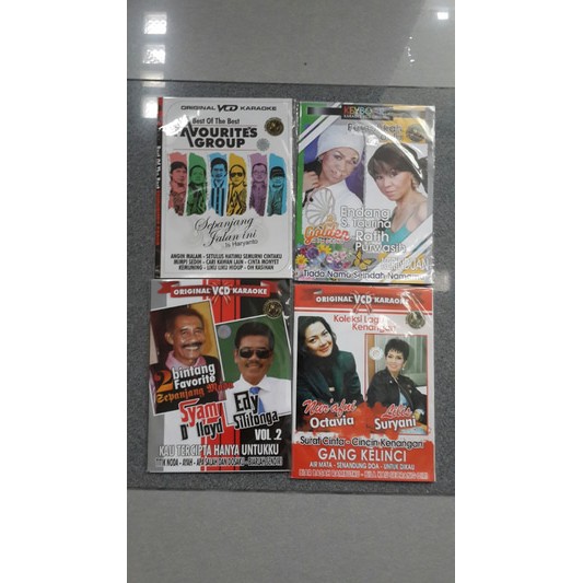 VCD Karaoke tembang kenangan favourite indonesia 4disc original