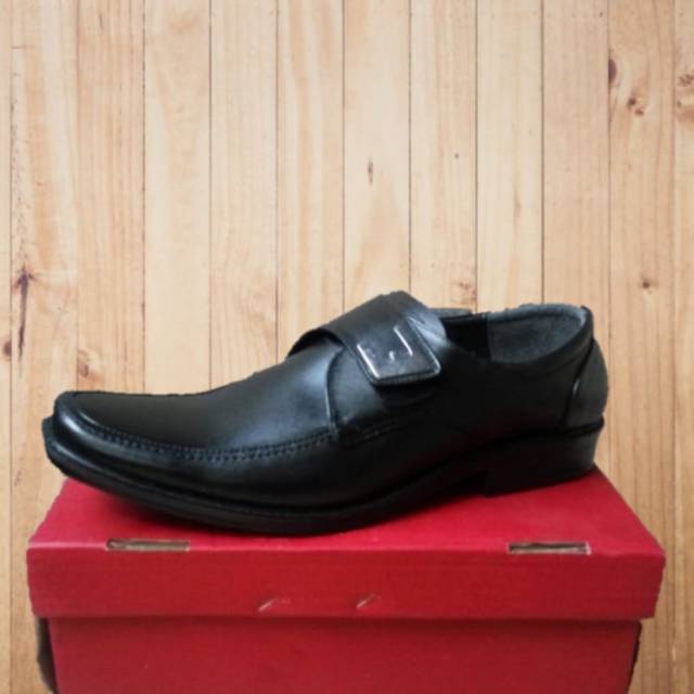 Sepatu Kantor Pantofel Blackdekker Jumbo Kulit Istimewa