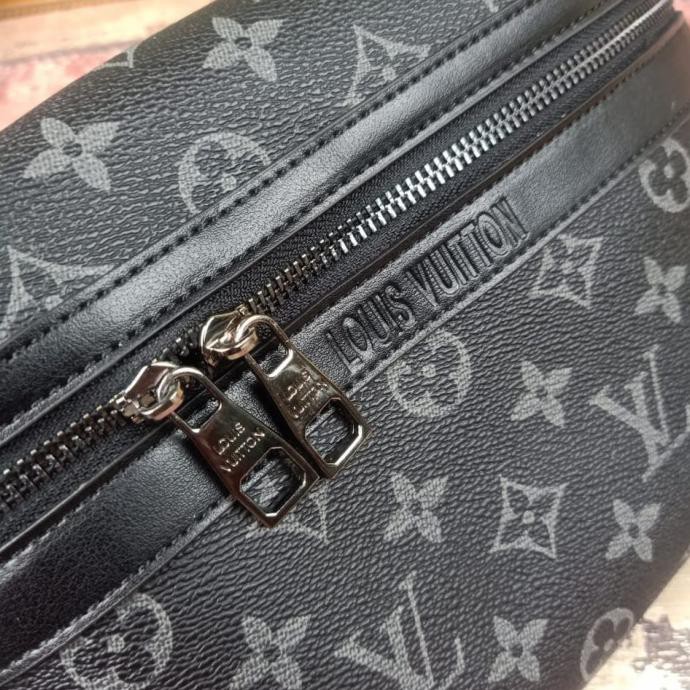 Buruan Tas Pria Waistbag Bumbag Lv Louis Vuitton Damier Graphite Super - Grafhite Terbatas