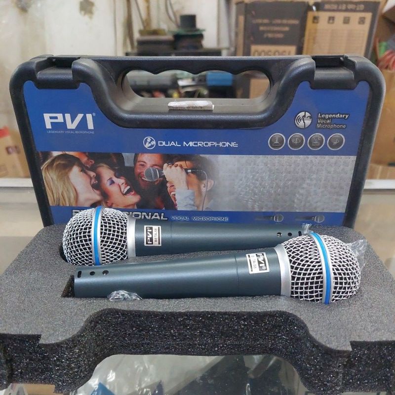 mic kabel PVI beta58 isi 2 tanpa saklar