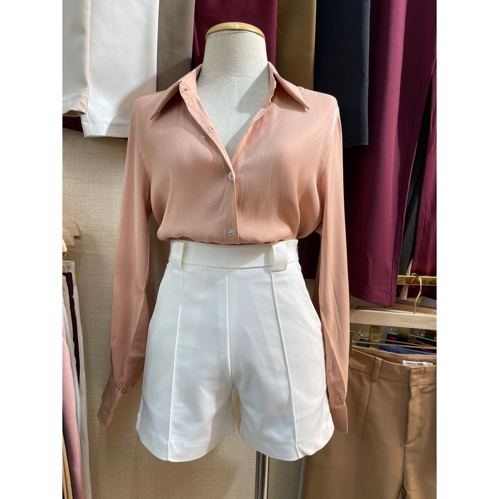 KEMEJA SATIN VNA BY CHOCO ANN PREMIUM / KEMEJA KERJA / KEMEJA KANTOR / KEMEJA CASUAL 100% ORIGINAL IMPORT BANGKOK