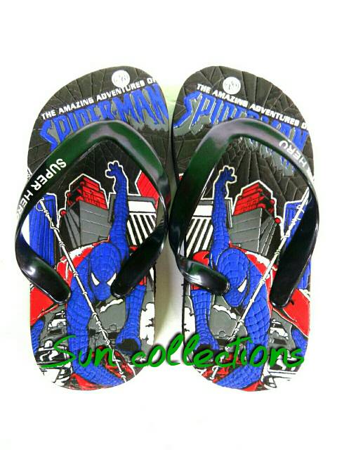 Sandal anak Motif adventure Spiderman (1) Kg 15 pasang