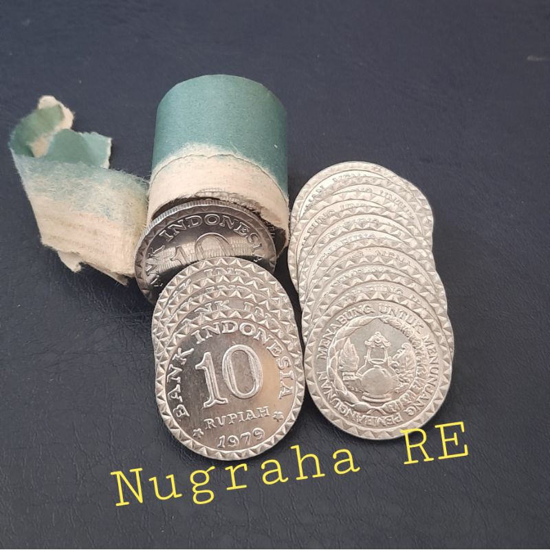 Uang kuno 10 Rupiah Tabanas 1979