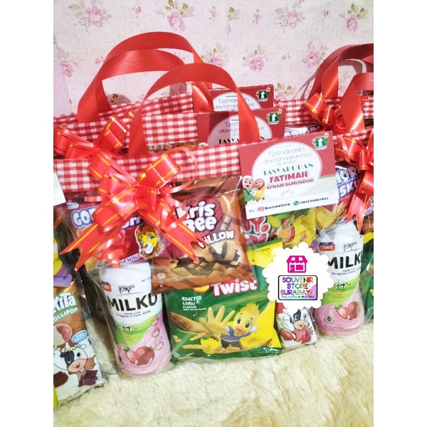 Snack Ultah Surabaya / Snack Ulang Tahun Anak / Bingkisan Snack Murah / Susu Milku / Milku Botol / Paket snack ulang tahun anak/ Hampers berbagi / snack berbagi